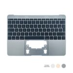 Clavier topcase MacBook 12″ A1534 2015 Gris / Argent / Or