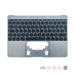 Clavier topcase MacBook 12" A1534 2016 2017 Gris / Argent / Rose / Or